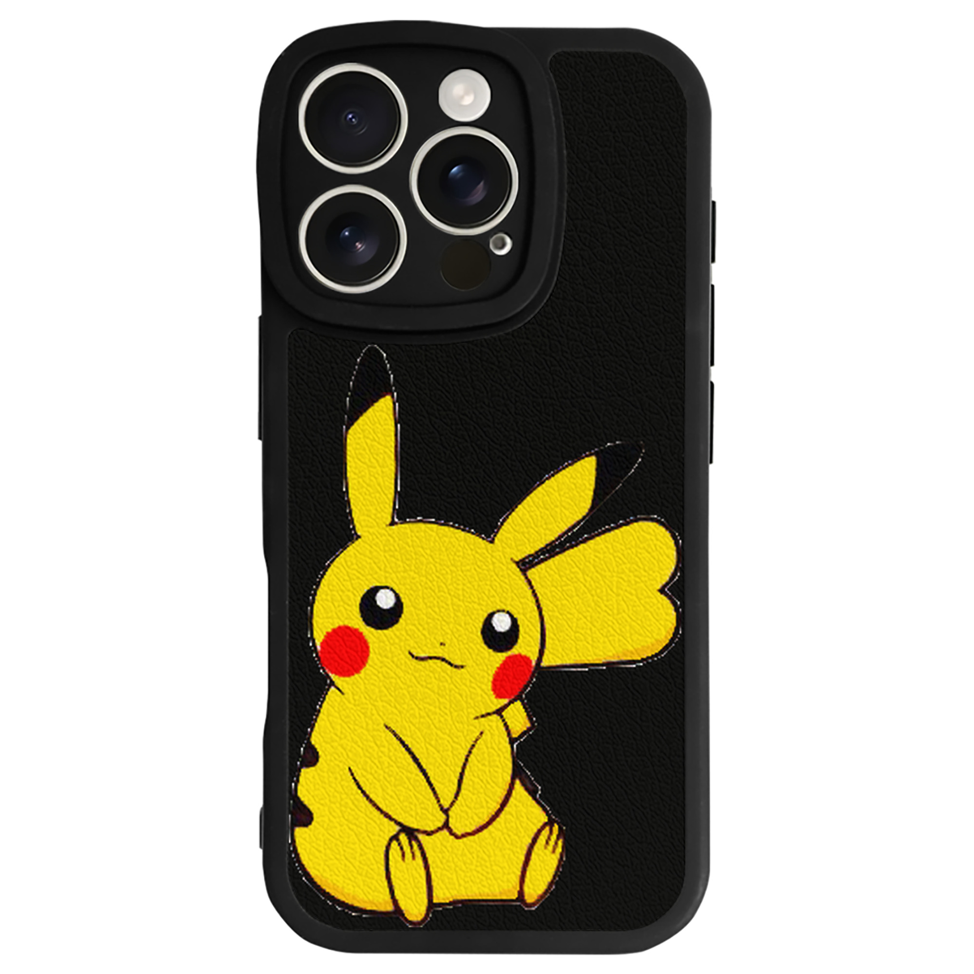 （画像用） ポケットモンスター Pokémon 【iPhone 16シリーズ対応】シリコンスマホケース（レザー調） 材質：シリコン